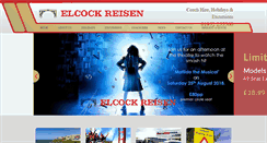 Desktop Screenshot of elcockreisen.co.uk